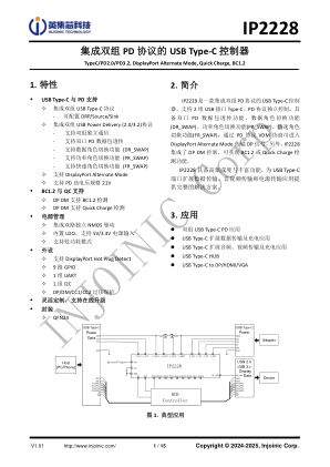 IP2228 数据手册首页