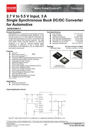 BD9S303MUF-C 数据手册首页