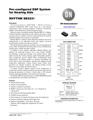 SB3231 datasheet cover page
