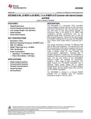 ADC08060 datasheet cover page