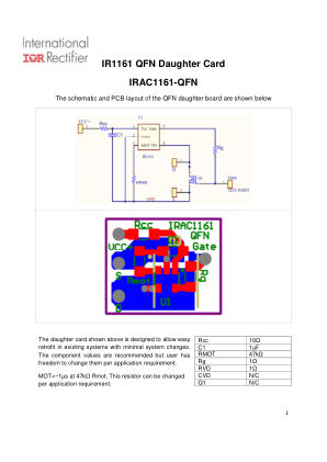 IRAC1161-QFN 数据手册首页