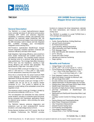 TMC5241 datasheet cover page