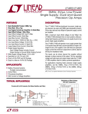 14923F datasheet cover page