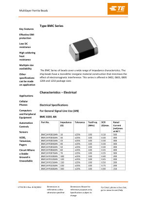 BMC1HY0220AN datasheet cover page