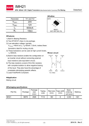 IMH21 datasheet cover page