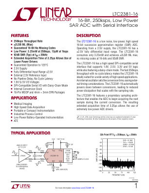 238116FA datasheet cover page