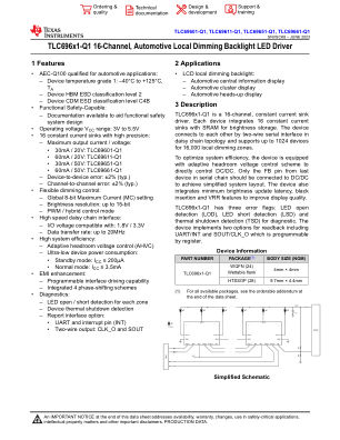 TLC69661-Q1 datasheet cover page