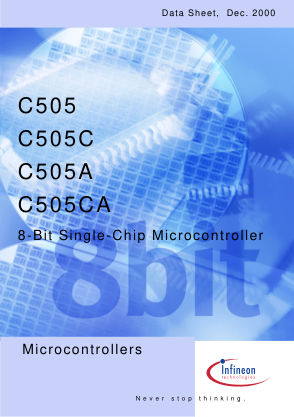 SAF-C505CA-LM-CA datasheet cover page