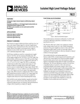 7B22 数据手册首页