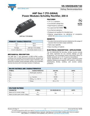 VS-VSKDS409 datasheet cover page