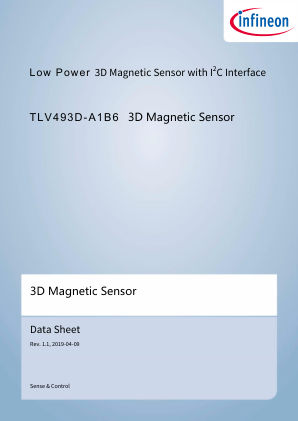 TLV493D-A1B6 数据手册首页
