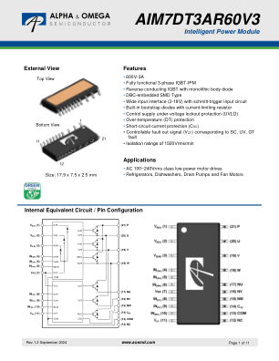 AIM7DT3AR60V3 数据手册首页