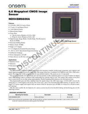 NOII4SM6600A 数据手册首页