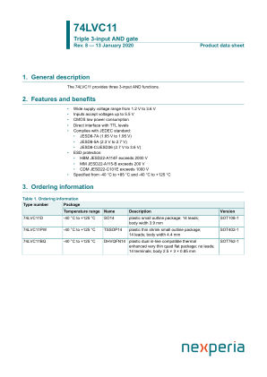 74LVC11DB datasheet cover page