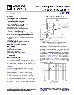 ADP1621 数据手册首页