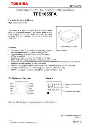 TPD1055FA 数据手册首页