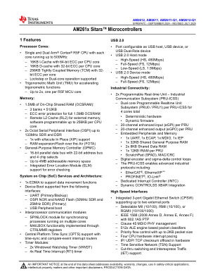 AM2612-Q1 datasheet cover page