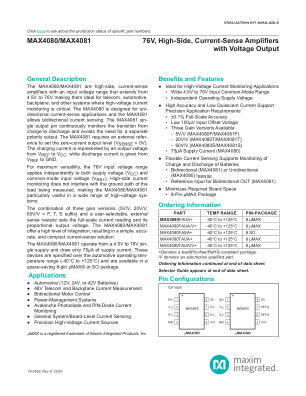 MAX4080-MAX4081 datasheet cover page