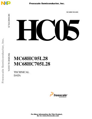 MC68HC05L28 数据手册首页