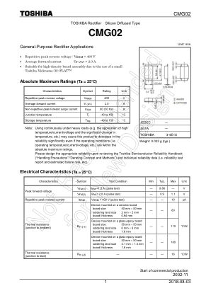 CMG02 datasheet cover page