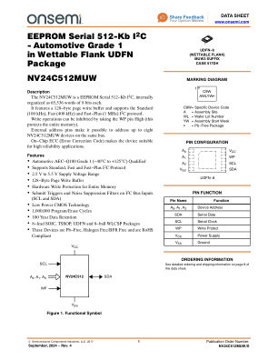 NV24C512MUW 数据手册首页