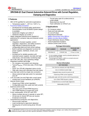 DRV3946-Q1 datasheet cover page