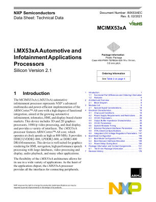 IMX53AEC 数据手册首页