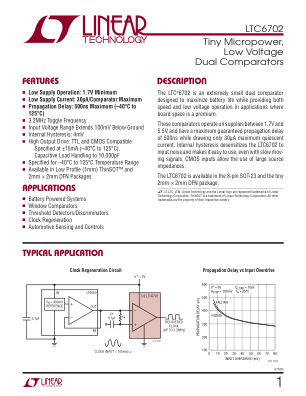 6702FA datasheet cover page