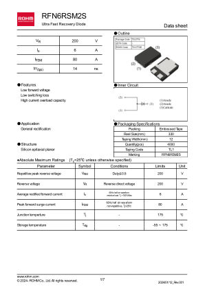 RFN6RSM2S 数据手册首页