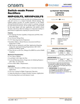 NHP420LFS 数据手册首页