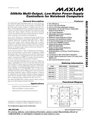 MAX1901-MAX1904 datasheet cover page