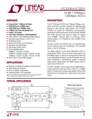 22301FB datasheet cover page