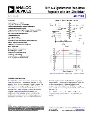 ADP2381 数据手册首页