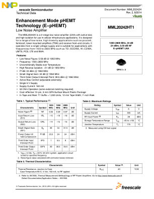 MML20242H datasheet cover page