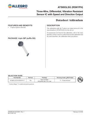 ATS693 datasheet cover page
