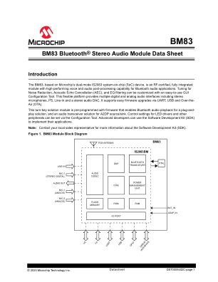 BM83SM1-00TA 数据手册首页