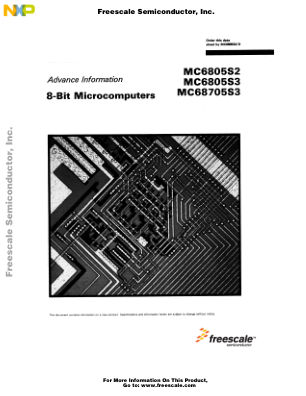 MC6805S2 数据手册首页