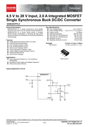 BD9E203FP4-Z datasheet cover page