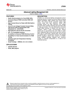 LP3954 datasheet cover page