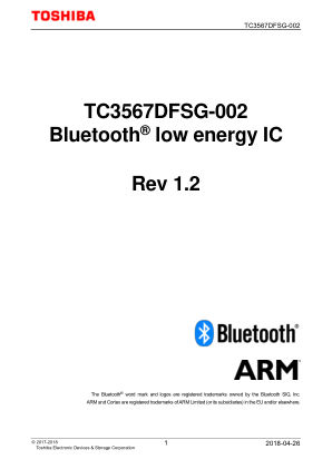TC3567DFSG-002 datasheet cover page