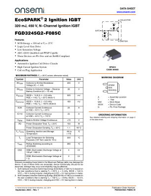 FGD3245G2-F085C 数据手册首页