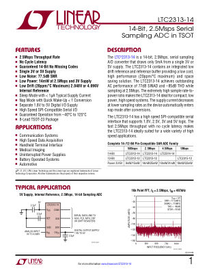 231314FB datasheet cover page