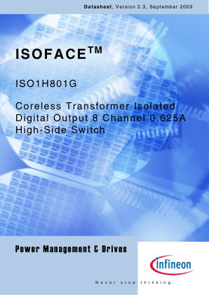 ISO1H801G 数据手册首页