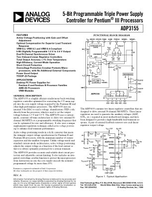 ADP3155 数据手册首页