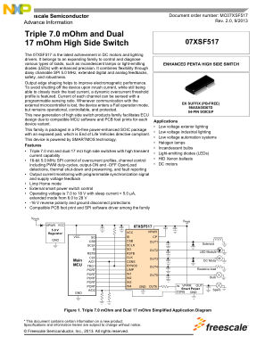 MC07XSF517 datasheet cover page