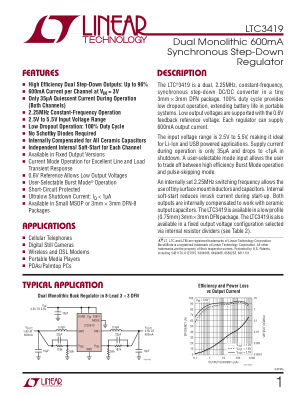 3419FA datasheet cover page