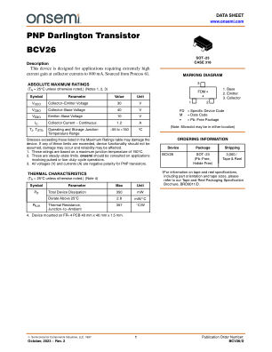 BCV26 数据手册首页
