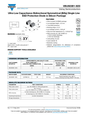 VBUS03B1-SD0 数据手册首页