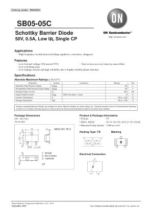 SB05-05C 数据手册首页