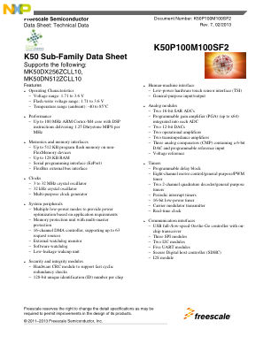 K50P100M100SF2 datasheet cover page